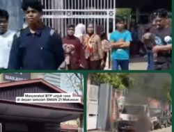 Suasana Memanas, Warga BTP Geruduk SMA Negeri 21 Makassar Dugaan Siswa “Titipan” Muncul ke Permukaan