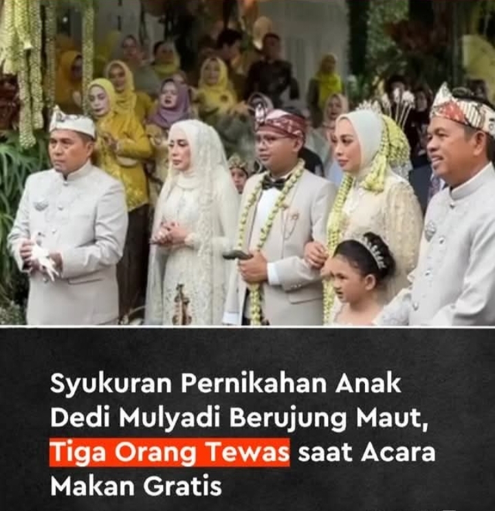 Tragedi di Pesta Rakyat Pernikahan Anak Gubernur Jabar : 3 Orang Meninggal Dunia Akibat Berdesakan