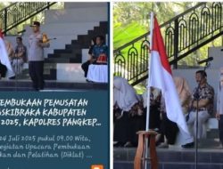 Kapolres Pangkep Buka Pelatihan Paskibraka 2025: Semangat Muda untuk Merah Putih