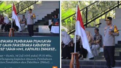 Kapolres Pangkep Buka Pelatihan Paskibraka 2025: Semangat Muda untuk Merah Putih