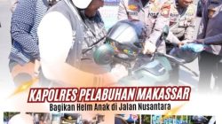 Operasi Patuh 2025: Helm untuk Anak, Wujud Cinta Kapolres Pelabuhan Makassar pada Generasi Masa Depan