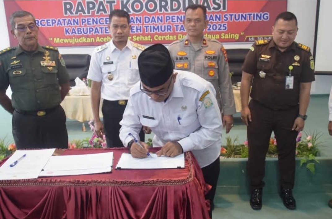 Pemerintah Aceh Timur Tekan Angka Stunting Bersama Lintas Sektor