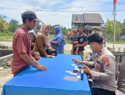 POLRES SIMEULUE GELAR OPERASI GERAKAN PANGAN MURAH DI KECAMATAN ALAFAN