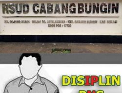 Dua Pekan Tak Masuk Kerja Dirut RSUD Cabangbungin Di Kecam Publik