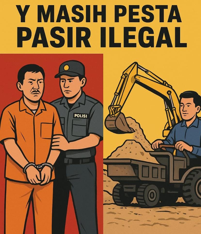 Tambang Pasir Ilegal Kembali Beroperasi Di Kabupaten Bintan,Polres Bintan Masih Bungkam.