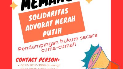 Merah Putih Memanggil , Team Hukum Merah Putih Beserta AWIBB Dan FABEM Hadir Menyediakan Advokasi Peserta Demo