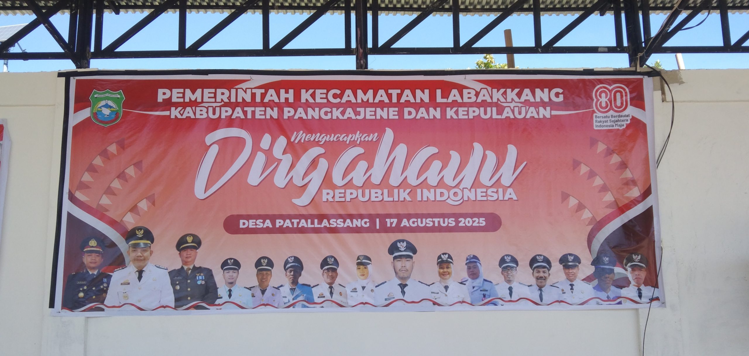 Semarak HUT RI ke-80 di Desa Pattallassang: Warga dan Perantau Turut Berkontribusi