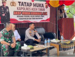 Kapolres Aceh Timur Lakukan Kunjungan Kerja ke Polsek, Ini Tujuannya
