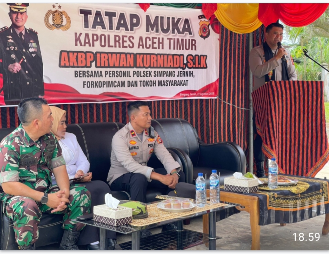 Kapolres Aceh Timur Lakukan Kunjungan Kerja ke Polsek, Ini Tujuannya