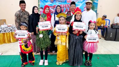 Fashion Show Anak Warnai Kemeriahan HUT RI ke-80 di Mekarjaya
