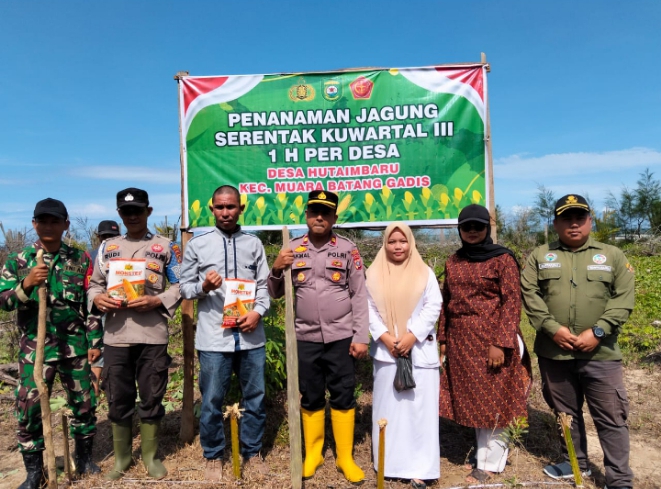 DPD dan DPK HMTN-MP Lakukan Penanaman Jagung Bersama Forkopimda