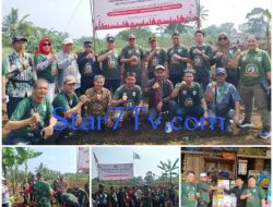 Ketua Umum HMTN-MP Asril Naska Bersama Pangdam III Siliwangi Melalui DANDIM 0677 Kota Sukabumi Letkol CZI Indra Gunawan