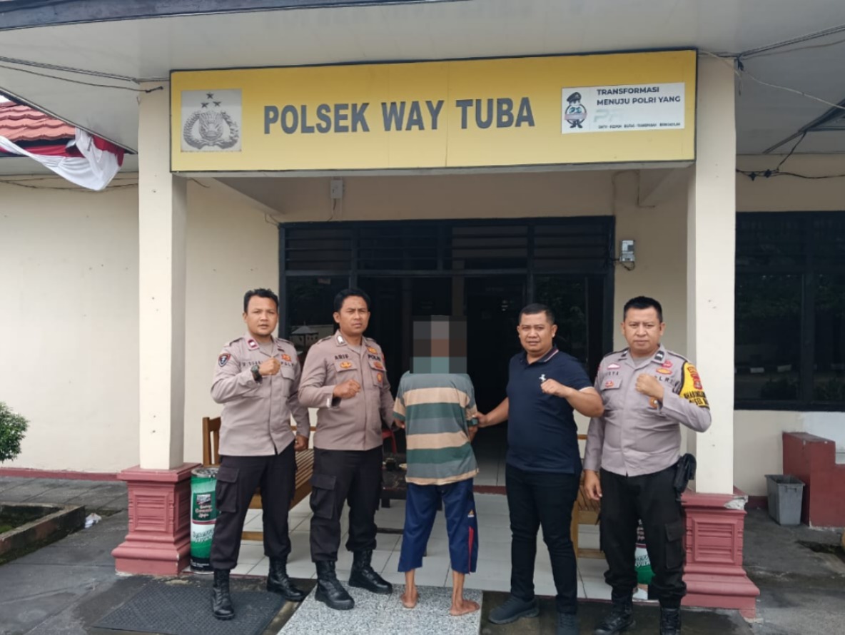Polsek Way Tuba Bekuk Ayah Tiri Setubuhi Putrinya Berkali kali