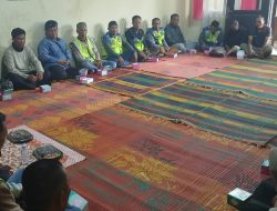 Polisi bersama Pengemudi Ojek dan Mahasiswa Gelar Doa Bersama Untuk Affan Kurniawan di Way Kanan