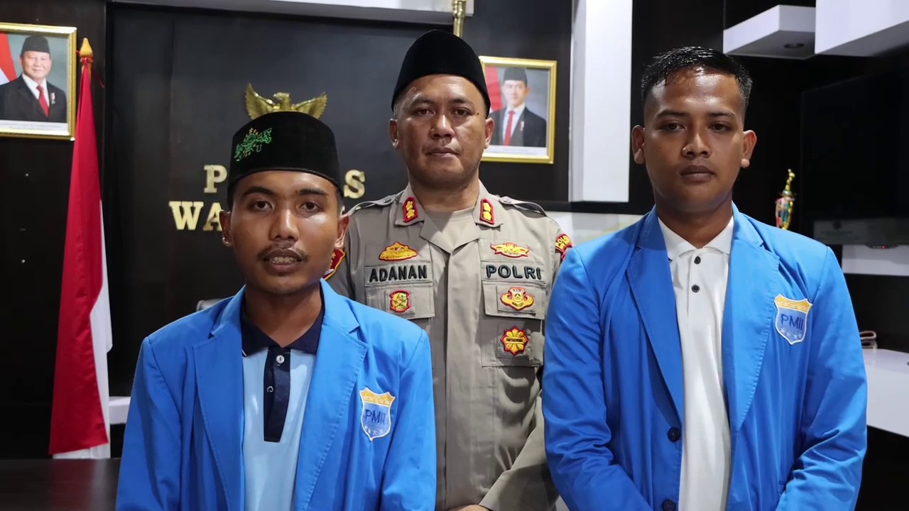 Kapolres dan PMII Way Kanan Doakan Affan Kurniawan dan Ajak Masyarakat Jaga Kondusifitas Keamanan