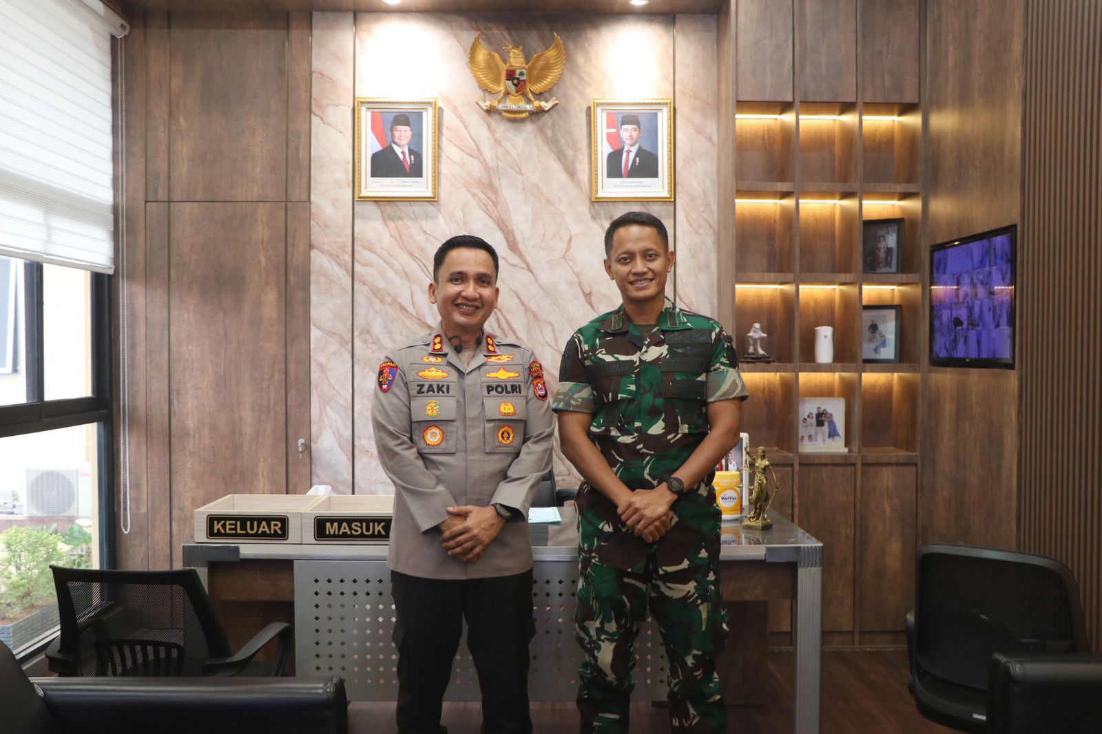 Perkuat Sinergitas, Kapolres Lebak Terima Kunjungan Danyonif Tp 840 Golok Sakti