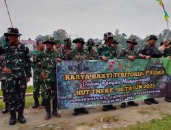 Karya Bakti Prima Pembersihan Situ Cilembun Dalam Rangka HUT TNI KE 80 Tahun 2025