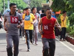 Polres Maros Gelar Tes Kesamaptaan Jasmani, Ukur Kebugaran Personel