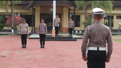 ‎Kapolres Pinrang Pimpin Apel Pagi, Tekankan Jaga Etika dan Tindak Tegas Penyalahgunaan Narkoba