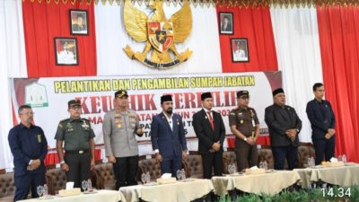 Kapolres Aceh Timur Harapkan Keuchik Dapat Terus Bersinergi Dengan Polri