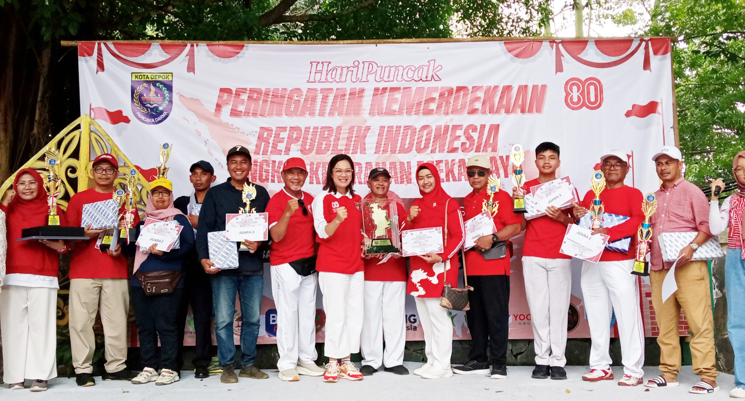 Gebyar HUT RI ke-80 di Mekarjaya, Meriah dengan Semangat Merah Putih