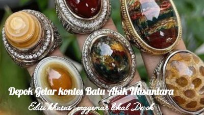 Festival Batu Akik Nusantara, Ada Kelas Khusus Bagi Kolektor Lokal Depok