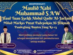 Peringati Maulid Nabi Muhammad SAW, Padepokan Guriang Al-Hikmah Gelar Haul Syekh Abdul Qadir Jaelani dan Milad ke-13