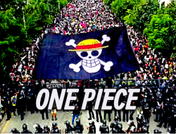 One Piece: Bendera Anime Warnai Gelombang Demonstrasi: Dari Indonesia Menyebar ke Nepal hingga Prancis