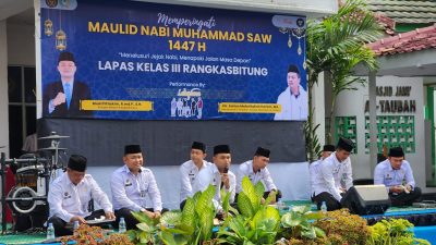 Penuh Hikmah, Lapas Rangkasbitung Peringati Maulid Nabi SAW 1447 H