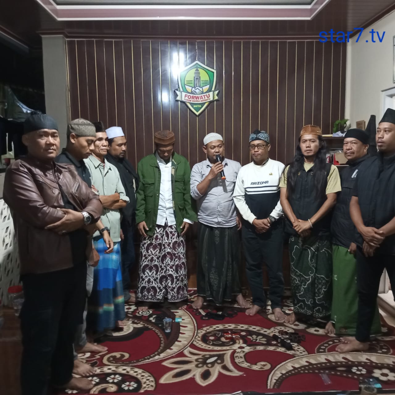 Gelar Do’a dan Dzikir di Hari Jadi ke 25 Provinsi Banten, Forwatu Banten Do’akan Banten Maju Tidak Korupsi.