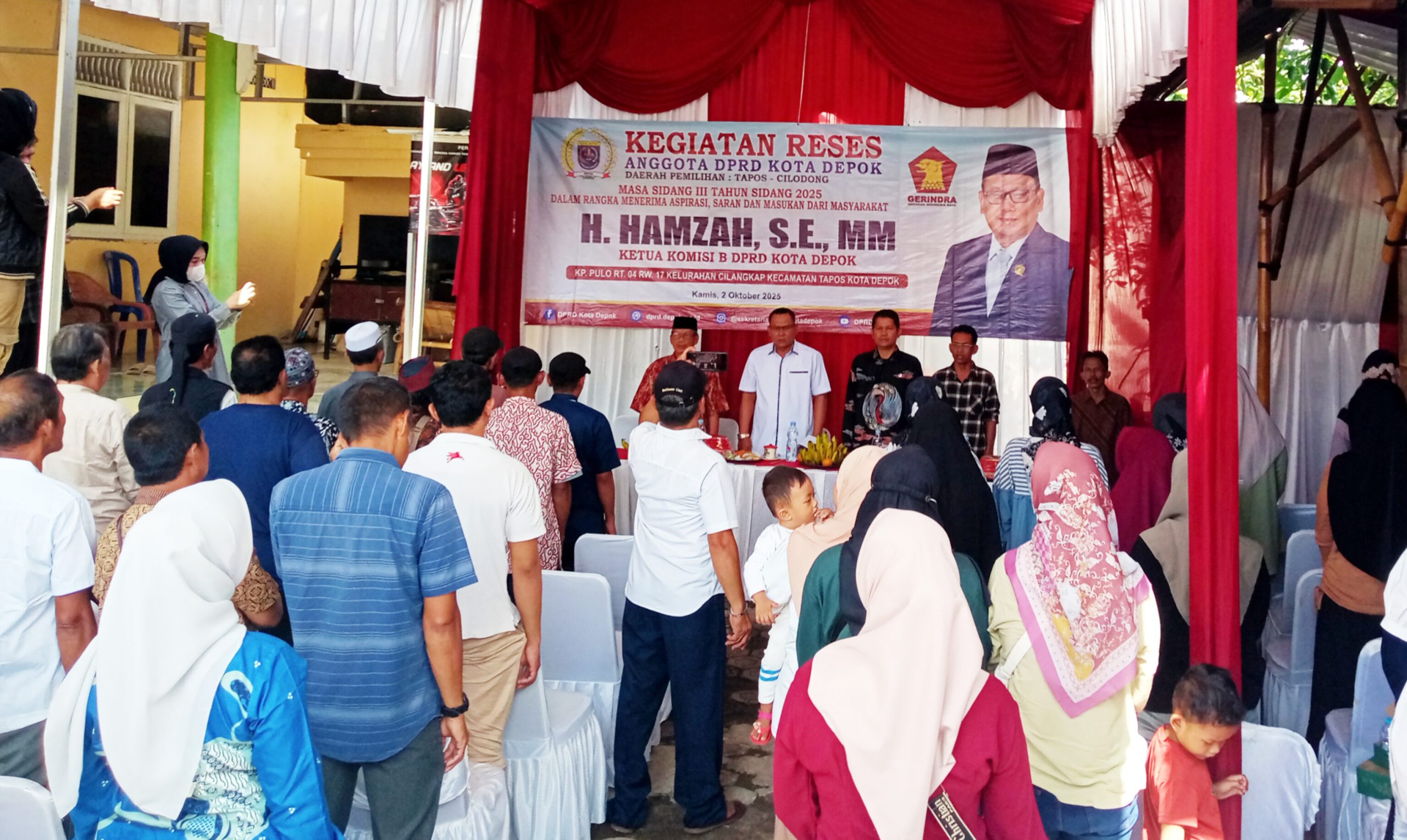 Reses Hamzah di Cilangkap: Ingatkan Warga Update KK dan Manfaatkan RSSG