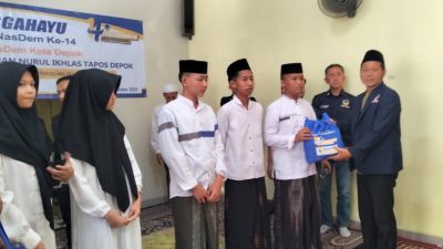 DPD NasDem Depok Rayakan HUT dengan Berbagi di Panti Asuhan Nurul Ikhlas