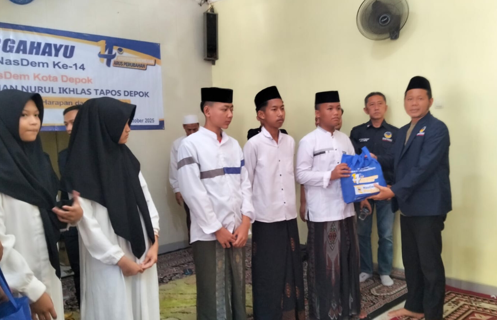 DPD NasDem Depok Rayakan HUT dengan Berbagi di Panti Asuhan Nurul Ikhlas