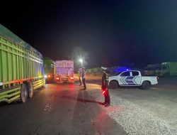 Himbau Pengendara Berhati Hati, Satlantas Polres Way Kanan Lakukan Patroli di Jalinsum Kampung Giham