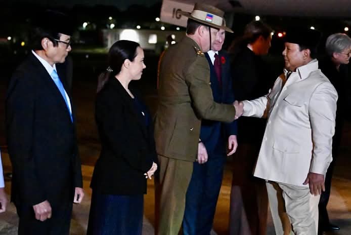 Presiden Prabowo Tiba di Sydney untuk Kunjungan Kenegaraan