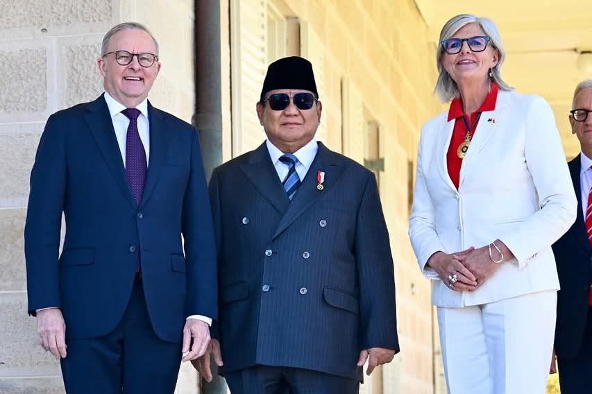 Gubernur Jenderal Australia Sam Mostyn Sambut Presiden Prabowo dengan Upacara Kenegaraan