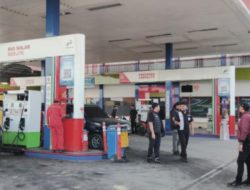 Polres Aceh Timur Cek SPBU Antisipaai Potensi Kelangkaan BBM Bersubsidi.
