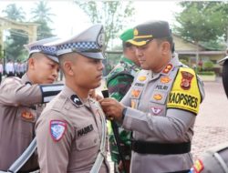 Kapolres Aceh Timur Pimpin Apel Gelar Pasukan Operasi Zebra Seulawah 2025