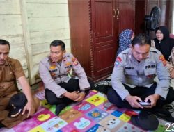 Kapolsek Simpang Jernih Kunjungi Keluarga Pengemudi Mobil Yang Meninggal Dunia Akibat Kelelahan