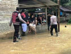 Ini Yang Dilakukan Kapolsek Banda Alam Terhadap Wilayah Terdampak Banjir