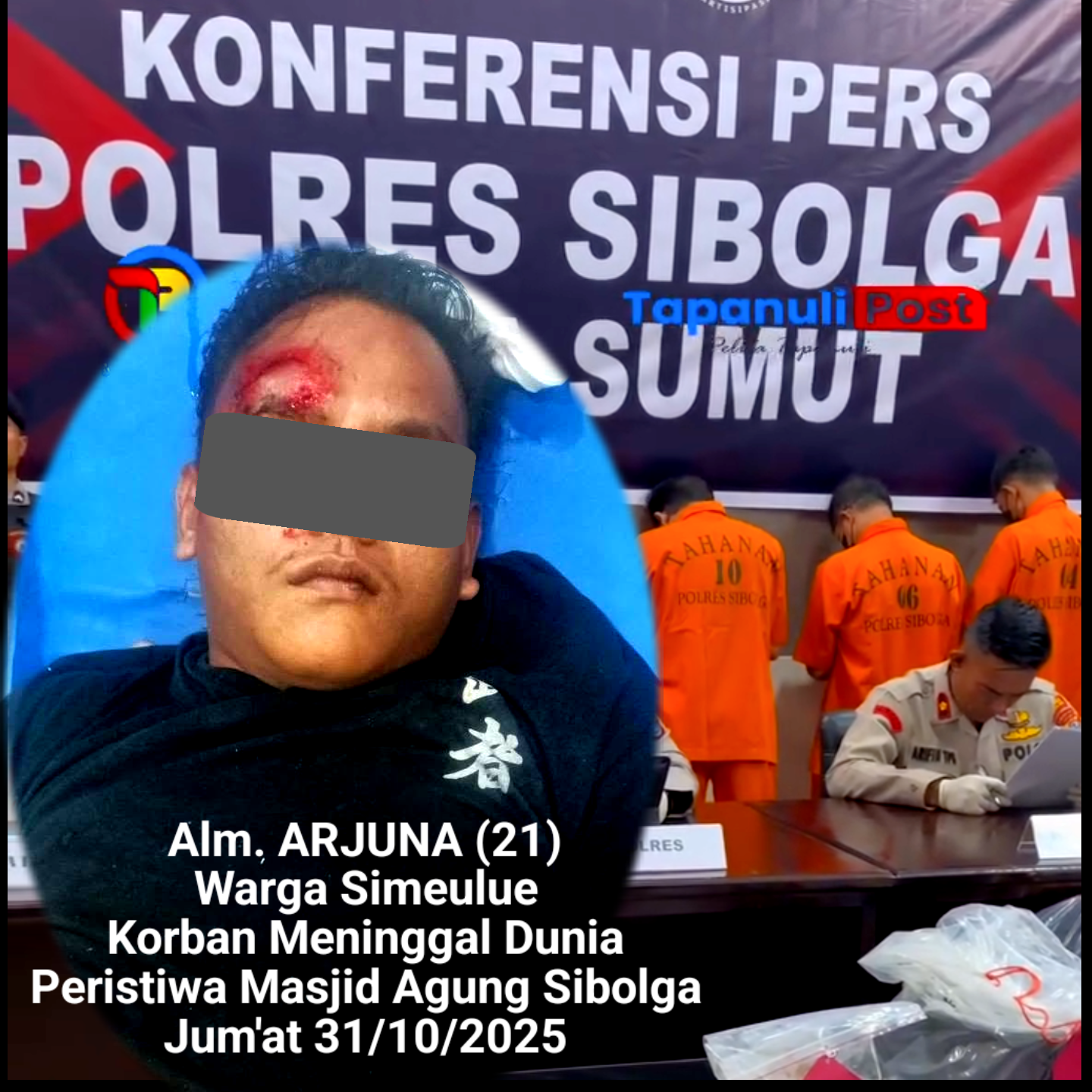 IWOI Simeulue Mengapresiasi Gerak Cepat Kepolisian Menangkap Pelaku Penganiayaan Warga Simeulue di Masjid Agung Sibolga