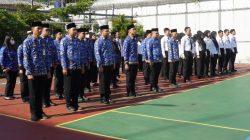 Rutan Depok Peringati HUT ke-54 KORPRI Sekaligus Penyerahan Penghargaan Tiga Pegawai