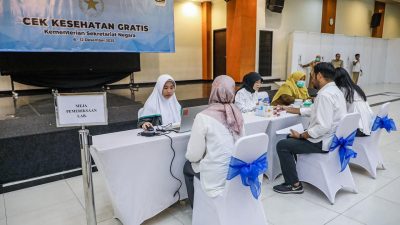 Kemensetneg Gandeng Kemenkes Selenggarakan Cek Kesehatan Gratis untuk Seluruh Pegawai Kemensetneg Gandeng Kemenkes Selenggarakan Cek Kesehatan Gratis untuk Seluruh Pegawai