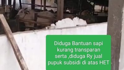 Masyarakat Resah Terhadap Kios Penjualan Pupuk Bersubsidi di Atas Harga HET Berharap Menteri Menindak Yang Melanggar Aturan