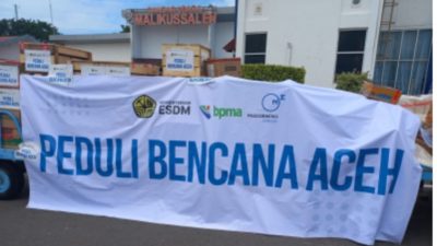 KESDM, BPMA, dan Medco E & P, Salurkan Bantuan untuk Warga Terdampak Banjir di Aceh
