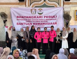 Bhayangkari Aceh dan Sulsel Salurkan Bantuan bagi Warga Terdampak Bencana di Pidie Jaya