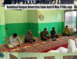 Universitas Islam Aceh Sosialisasikan Penerimaan Mahasiswa Baru di MAN 3 Pidie Jaya