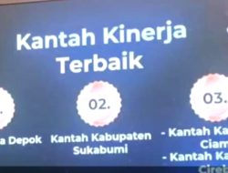 Kantah ATR/BPN Kota Depok Budi Jaya, Dinobatkan Kantah Kenerja Terbaik se-Jawa Barat