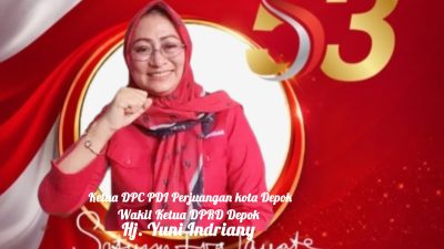 HUT ke-53 PDIP, Yuni Indriany Tegaskan PDI Perjuangan Depok Tetap Setia di Jalan Rakyat