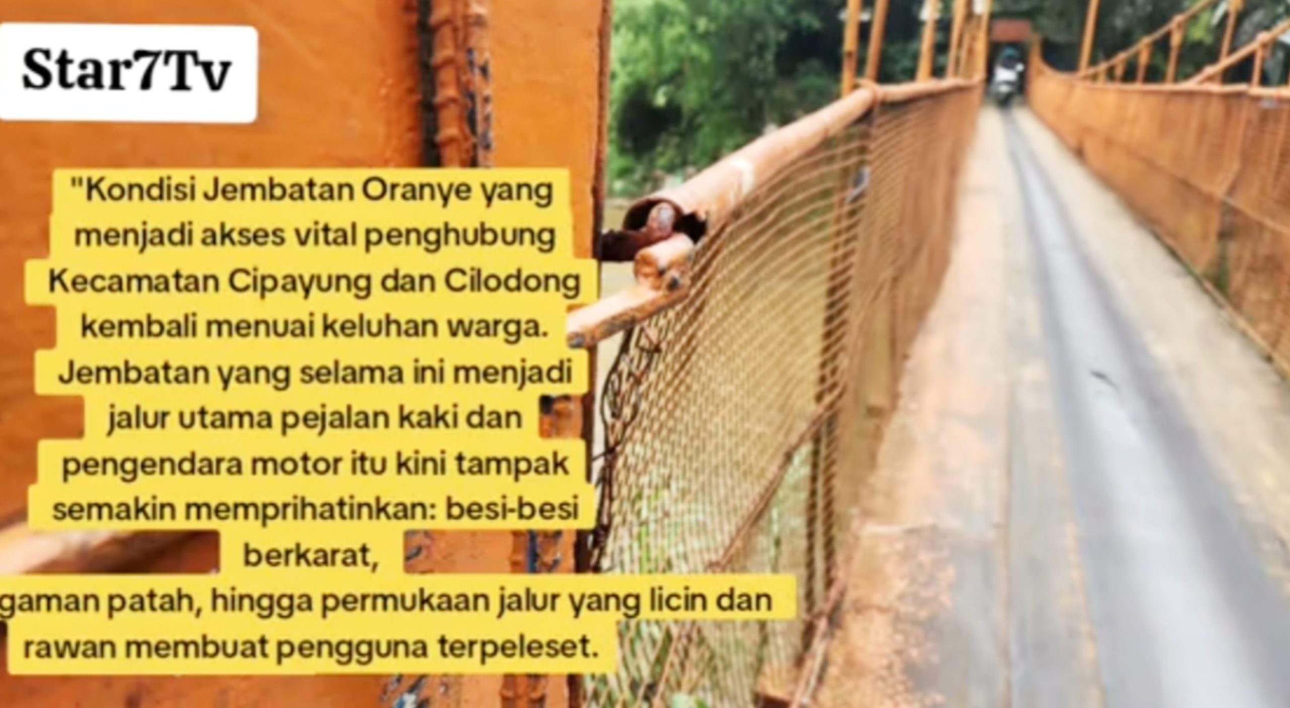 Jembatan Orange Dinilai Mendesak, Akses Cilodong–Cipayung Kian Terbatas